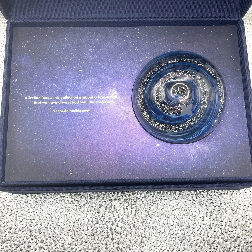 Louis Vuitton Stellar Times Galaxy Glass Paperweight VIP Gift w/ Box Rare